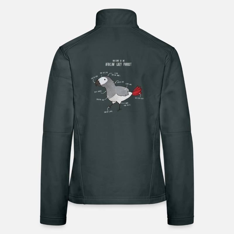 Ball Python Anatomy Women's Softshell Jacket