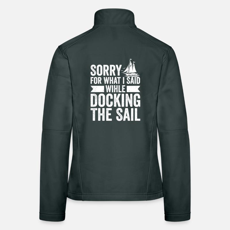 Désolé pour ce que j’ai dit en Wähle amarrant la voile Veste en tissu softshell Femme