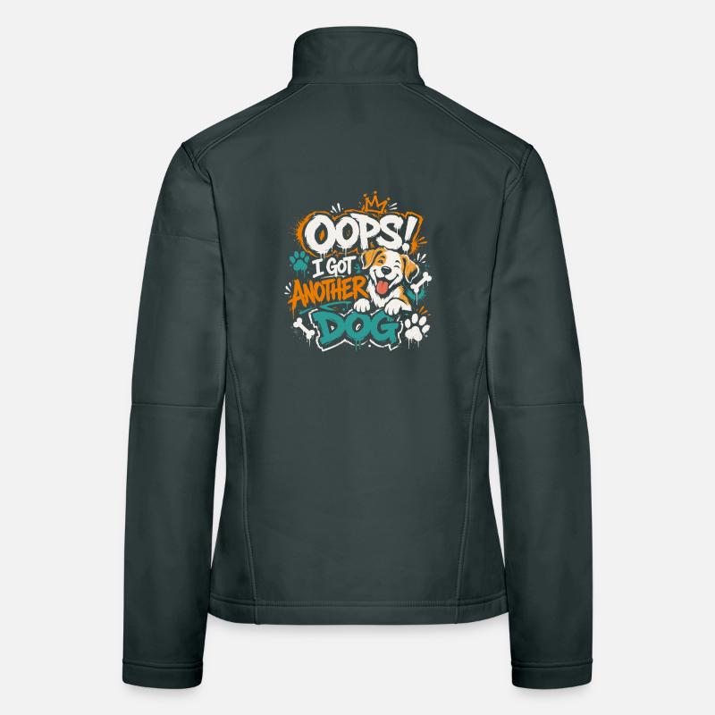 Oups, j’ai encore un chien ! Veste en tissu softshell Femme