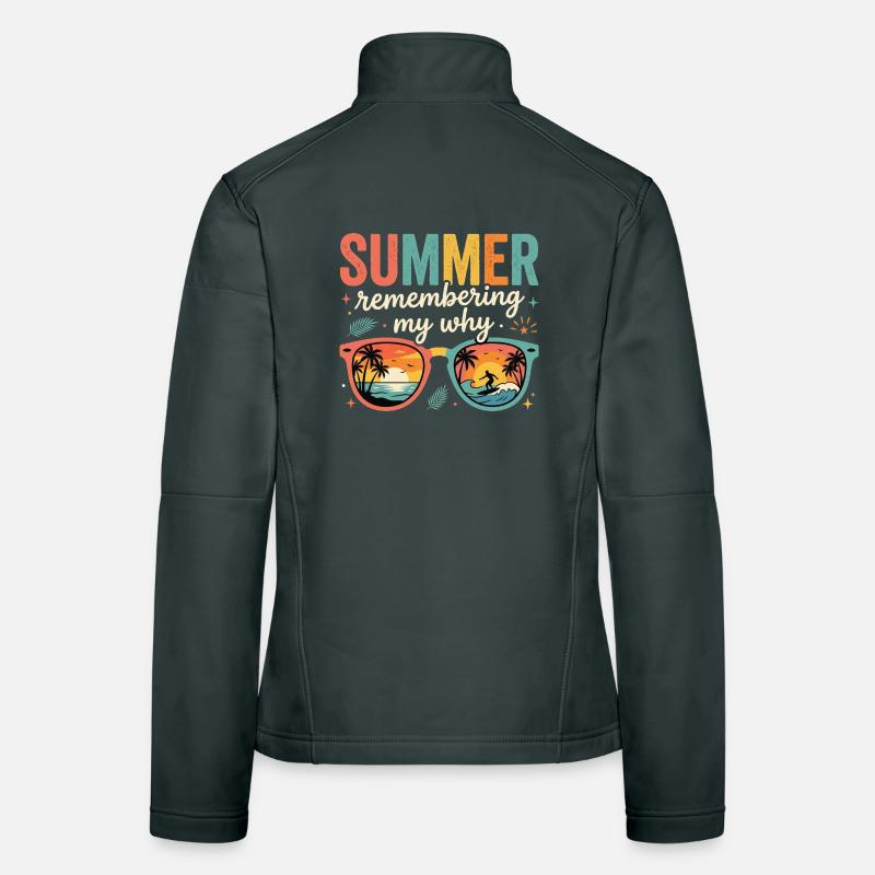 Summer Remembering My Why Women's Softshell Jacket