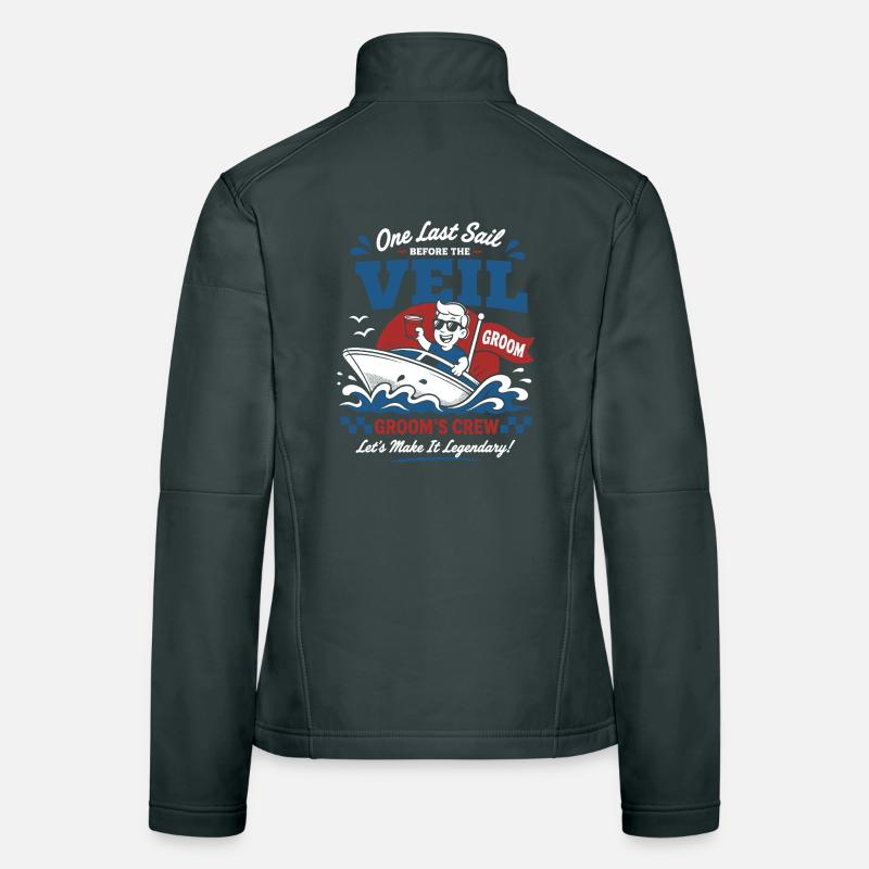 Speech de la fête Llama Not Drama Veste en tissu softshell Femme