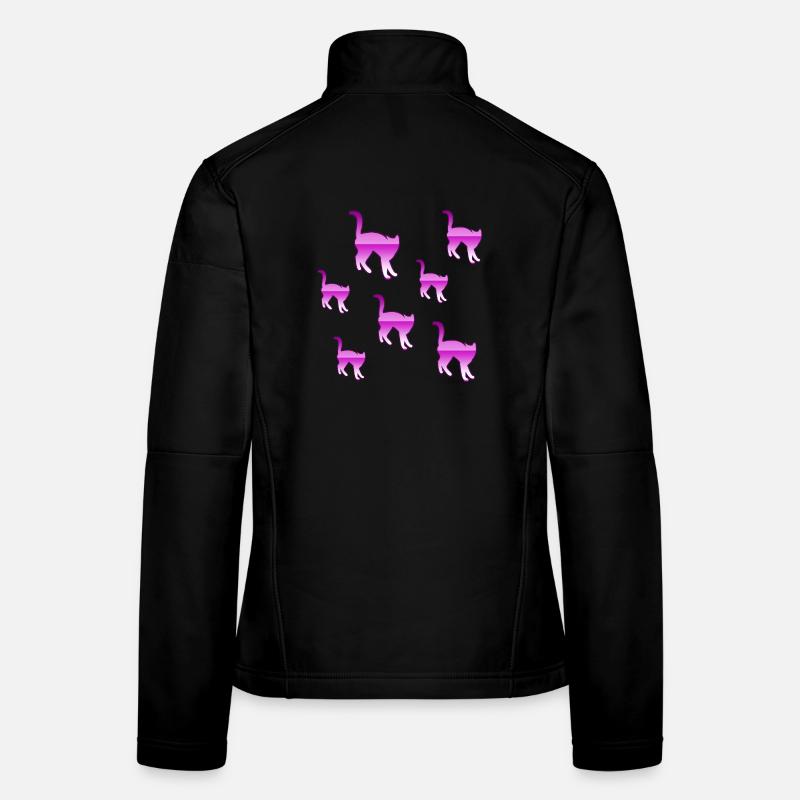Katzen Frauen Softshelljacke
