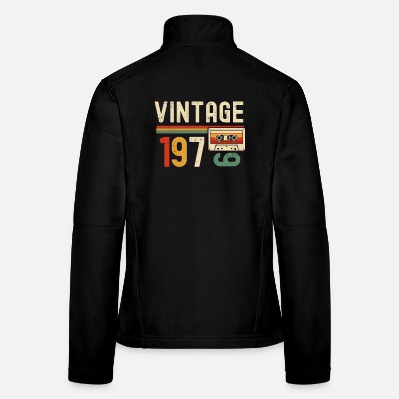 Vintage 70s Cassette Women's Softshell Jacket
