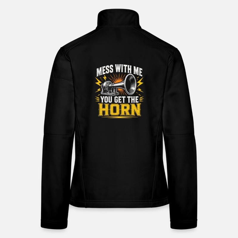 Truck Driver Funny Professional Driver Gift Women's Softshell Jacket