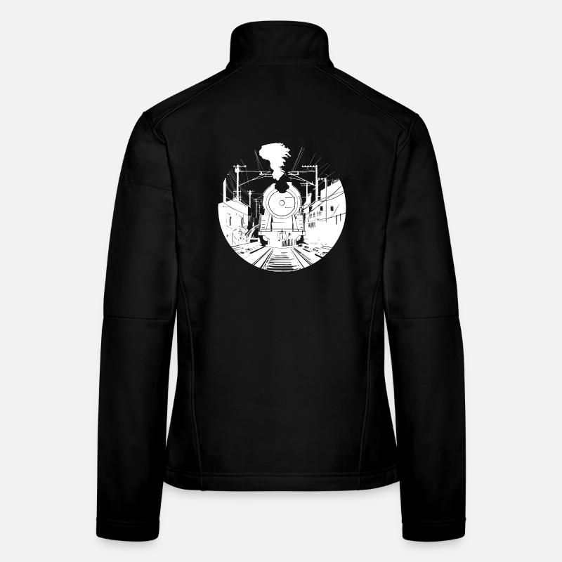 Railway Sketch Women's Softshell Jacket