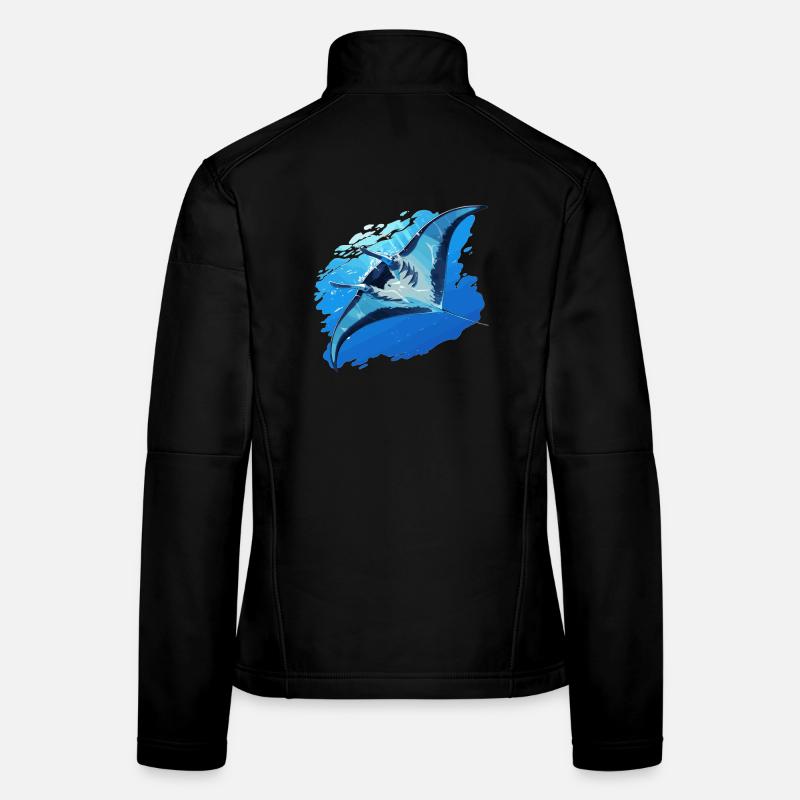 Rays Manta Rays Women's Softshell Jacket
