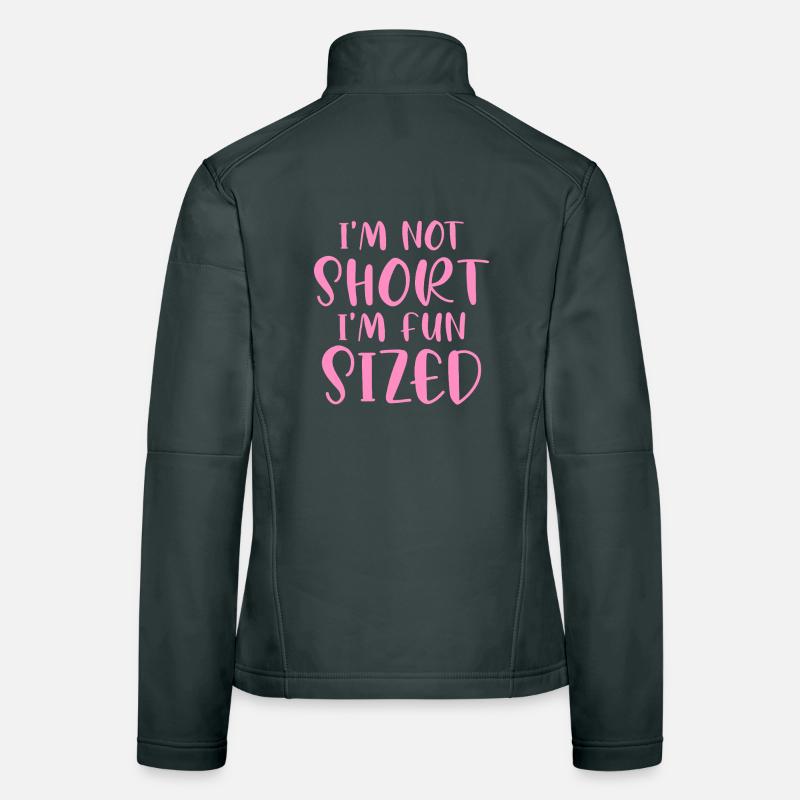 Fun Size Humor Pink Zitat Frauen Softshelljacke