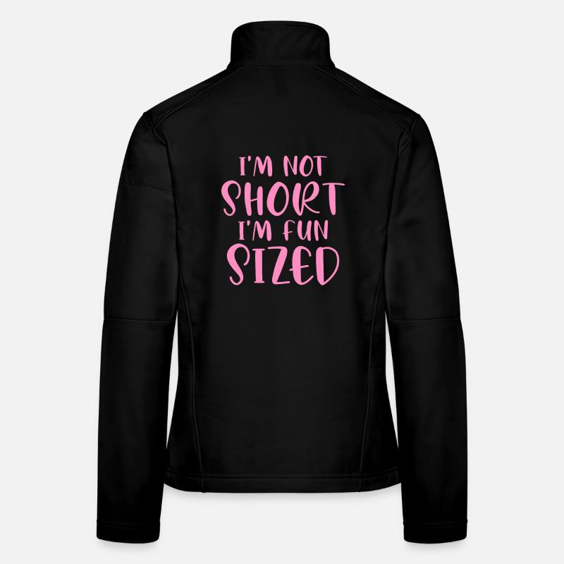 Fun Size Humor Pink Zitat Frauen Softshelljacke