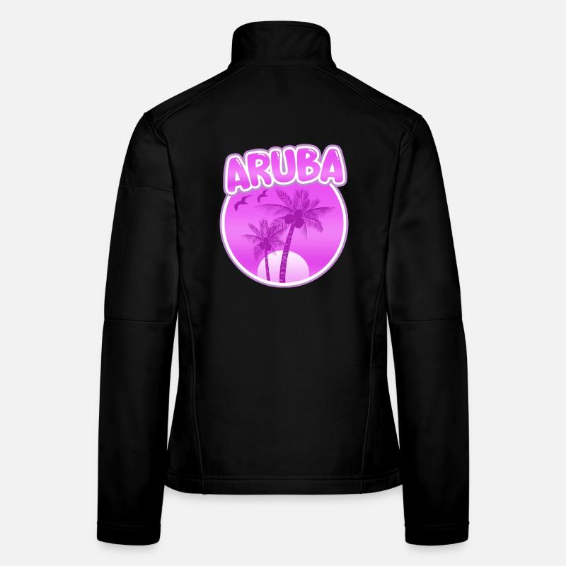 Aruba as a beach Women's Softshell Jacket