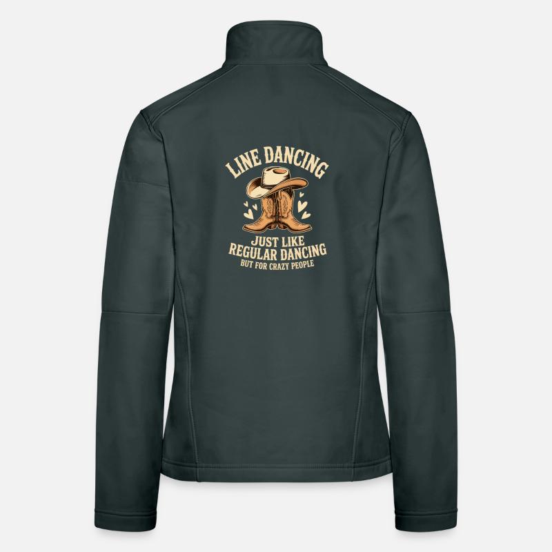 Line Dance Line Dancer Line Dancing Gifts Women's Softshell Jacket