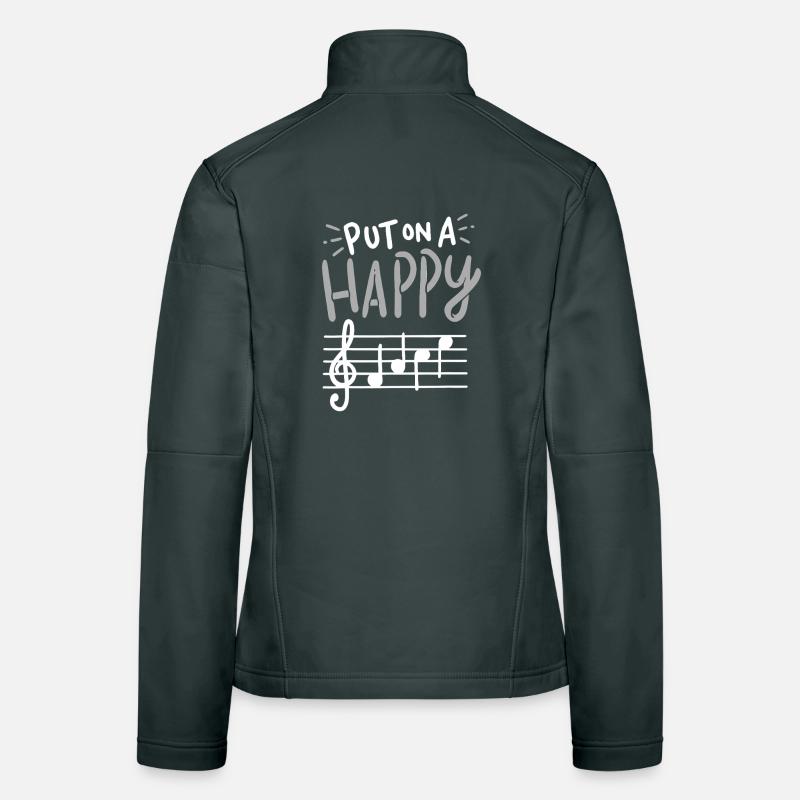 Mets un air joyeux Veste en tissu softshell Femme