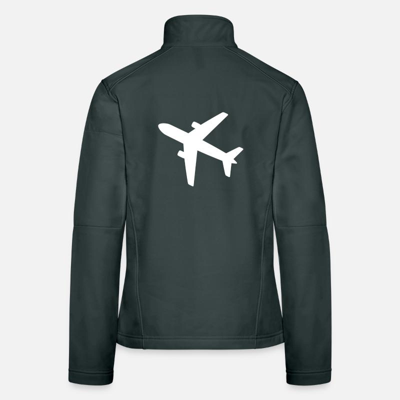 Flugzeug Frauen Softshelljacke