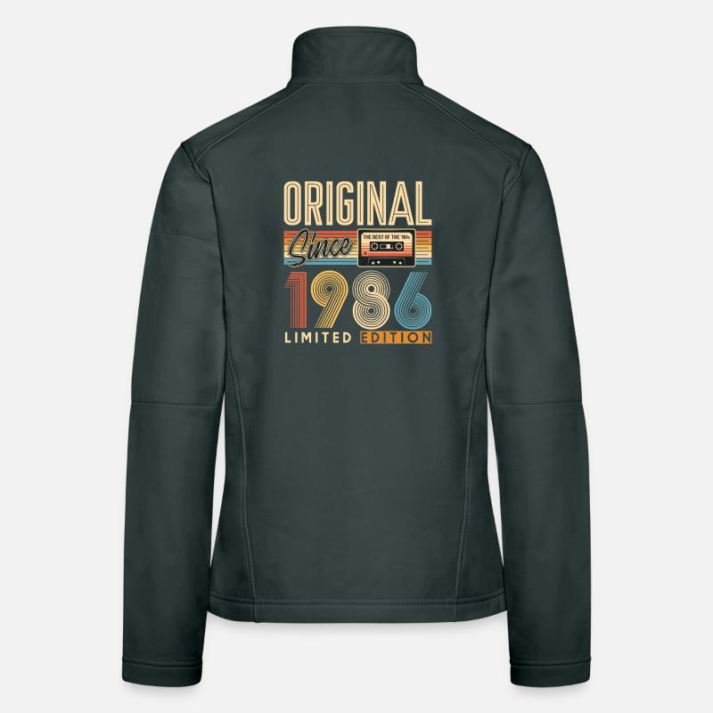 40e anniversaire, 40 ans Veste en tissu softshell Femme