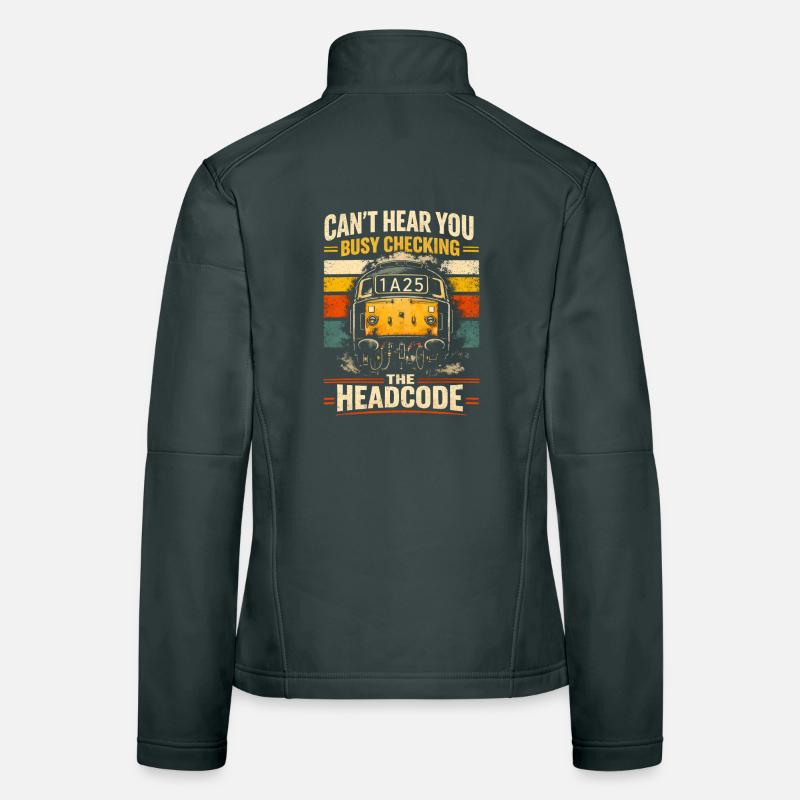 Rien n’entend : Headcode | Repérage de trains Veste en tissu softshell Femme