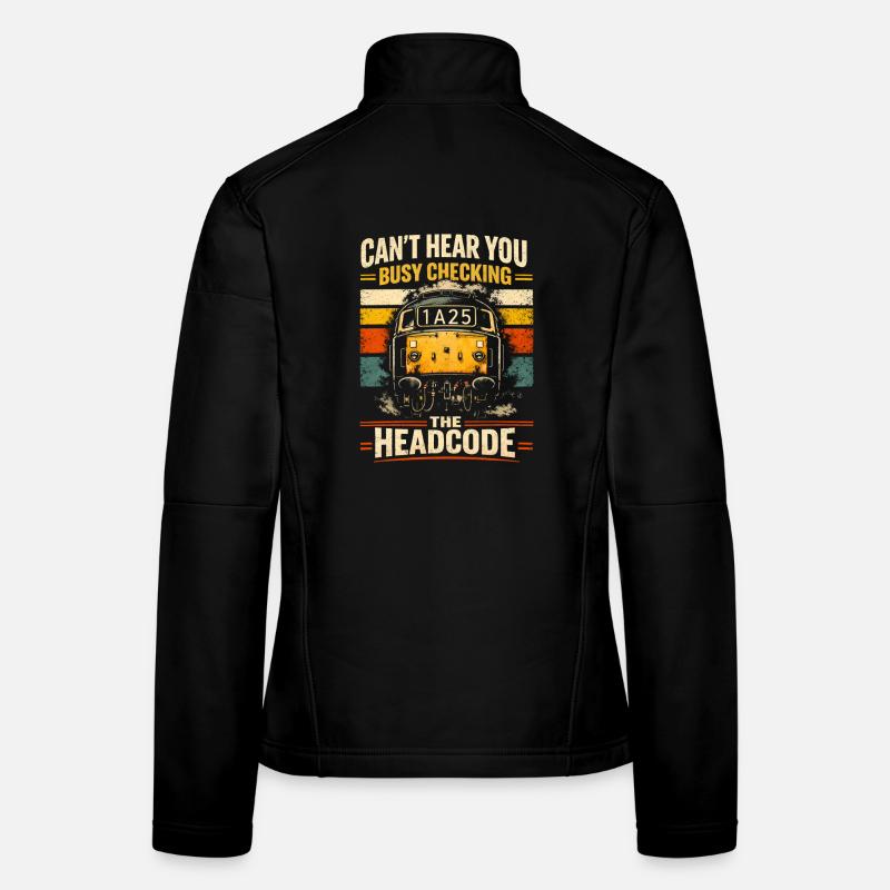 Hear Nothing: Headcode | Trainspotting Women's Softshell Jacket