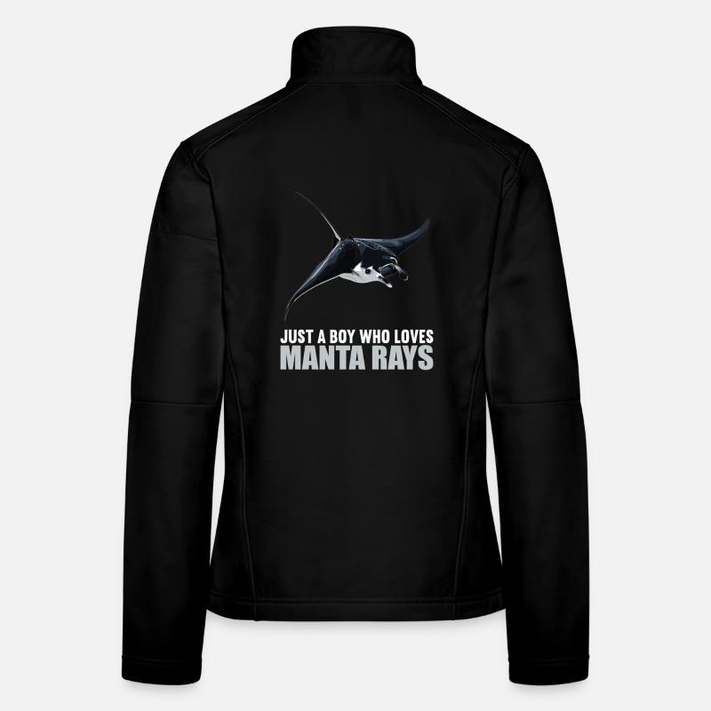 Rochen Mantarochen Frauen Softshelljacke