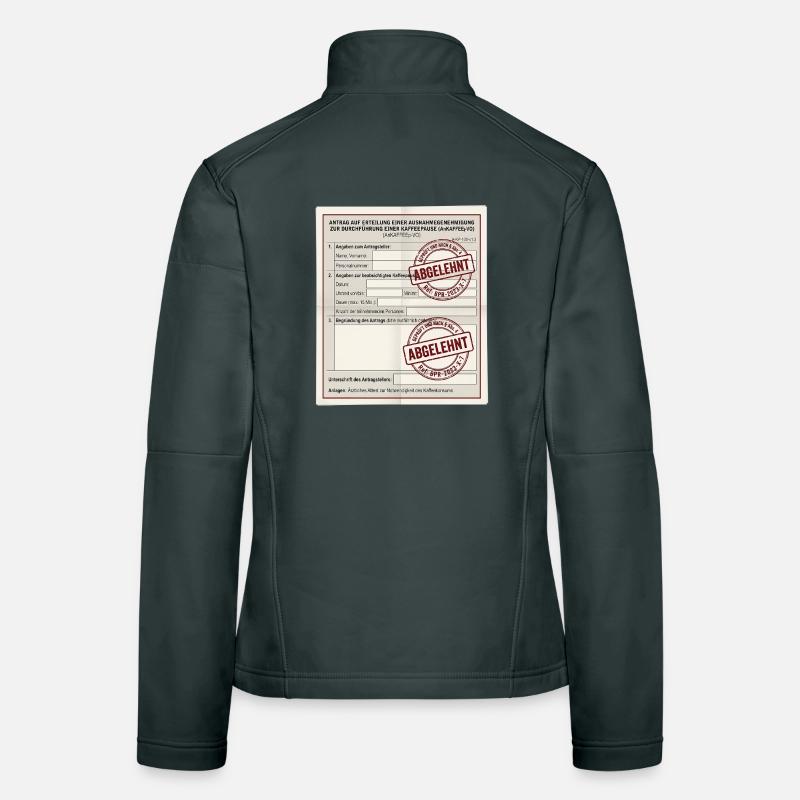 Antrag auf Kaffeepause Frauen Softshelljacke