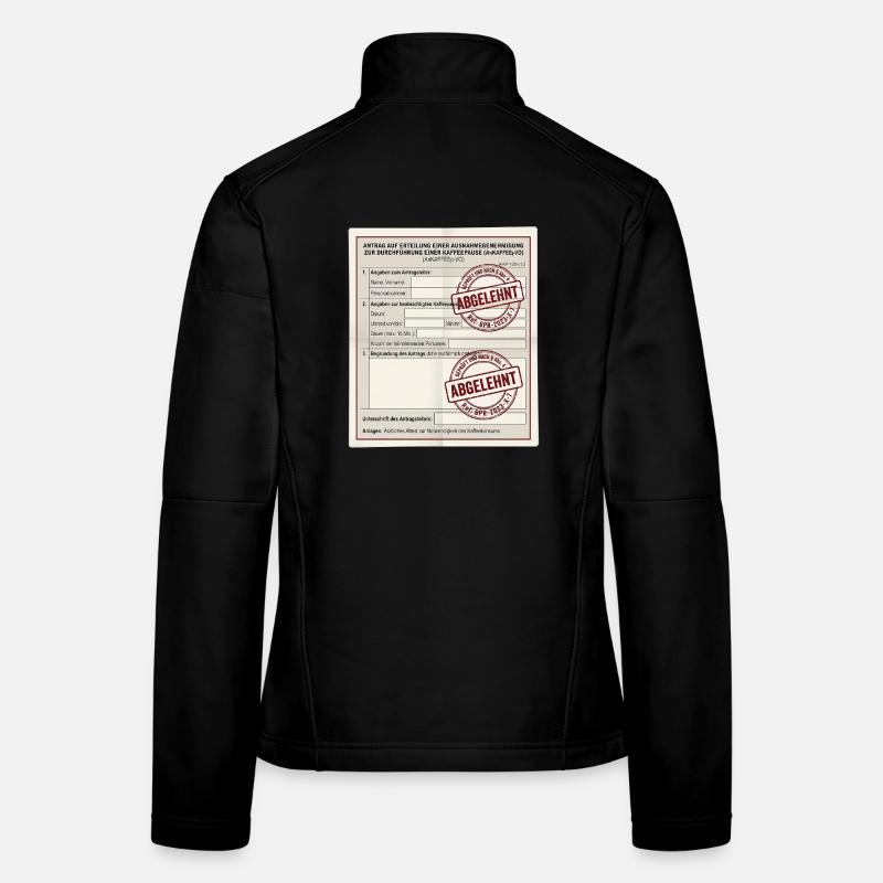 Antrag auf Kaffeepause Frauen Softshelljacke