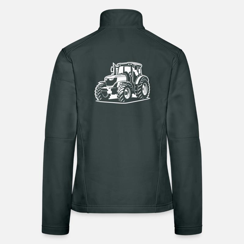 Tractor / tractor / tractor (difference picture) Women's Softshell Jacket