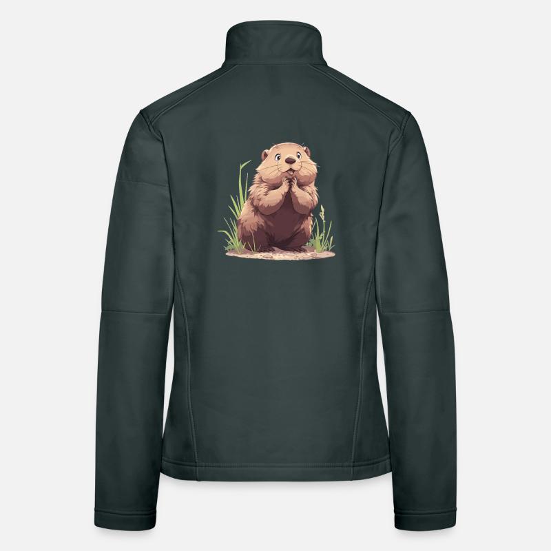 Murmeltiere Murmeltier Frauen Softshelljacke