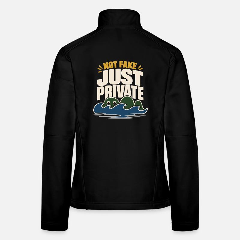 Monstre du Loch Ness Nessie Cryptide du Loch Ness Veste en tissu softshell Femme