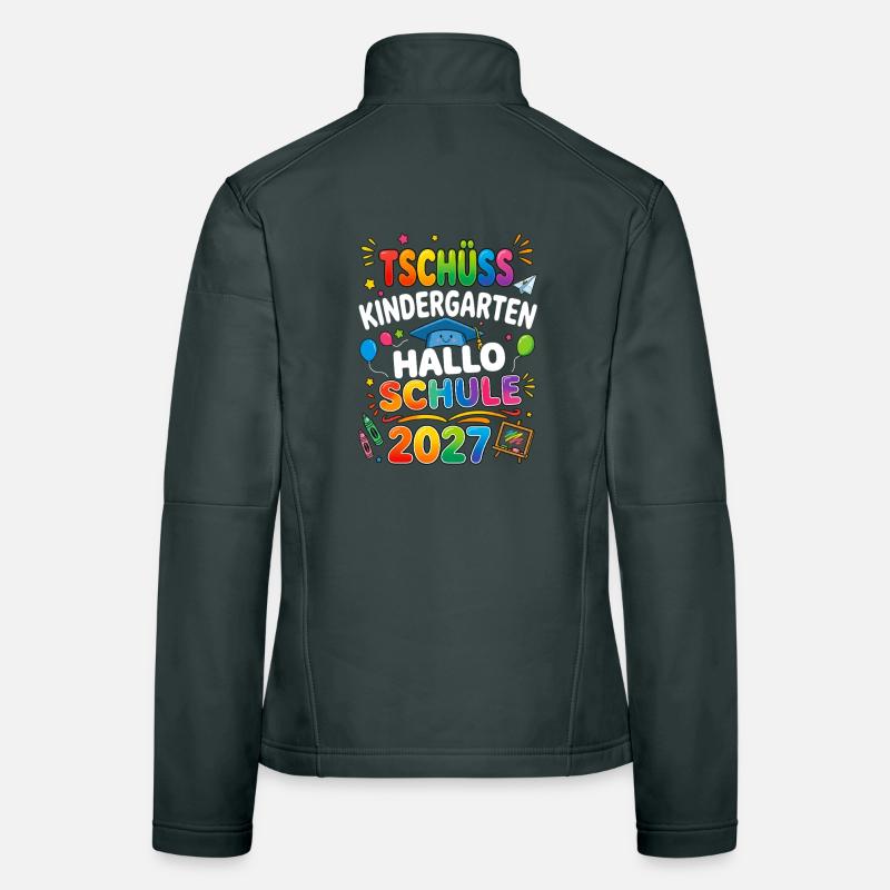 Tschüss Kindergarten Hallo Schule 2027 Frauen Softshelljacke