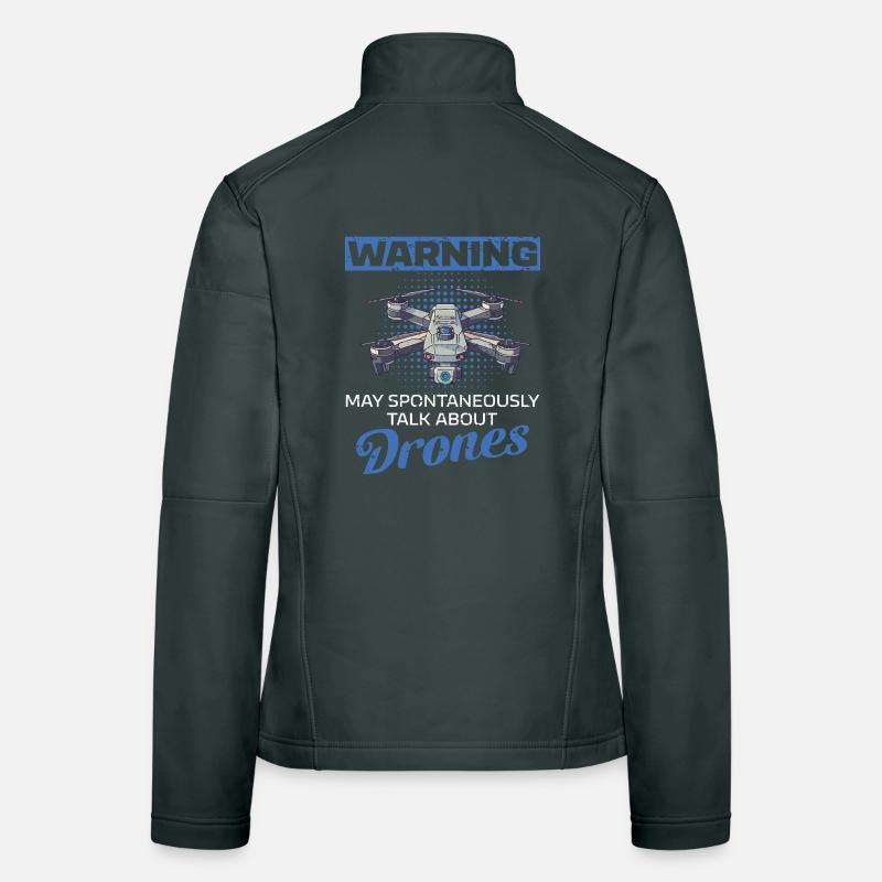 Drone Pilot Accessories Drone Pilot Drone Gift Women's Softshell Jacket