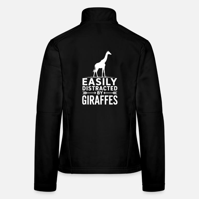 Giraffe Sayings Giraffe Funny Giraffe Gift Women's Softshell Jacket