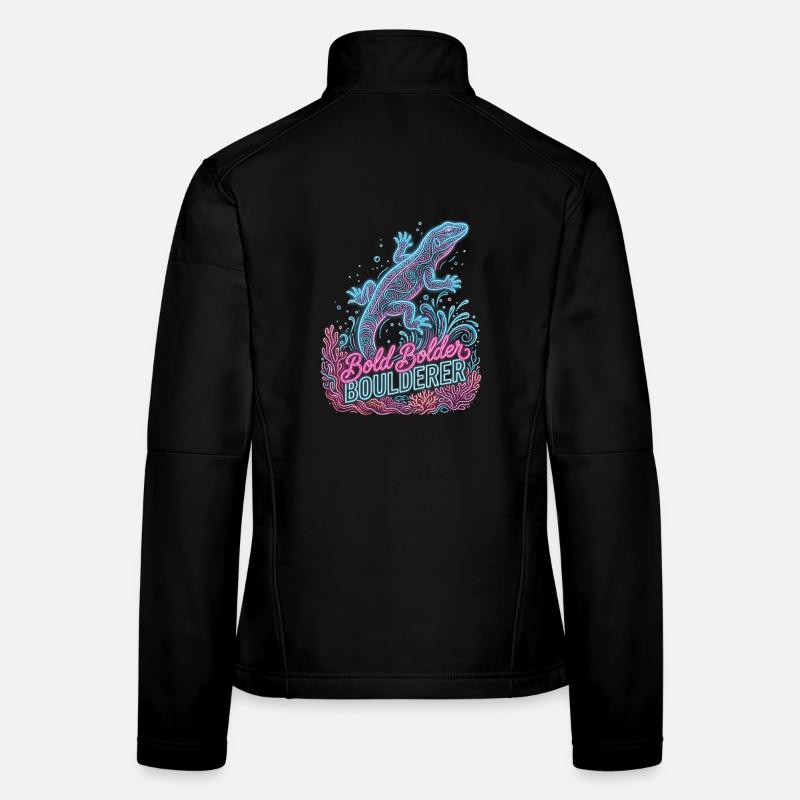 Bouldering Bold Bolder Boulderer Women's Softshell Jacket