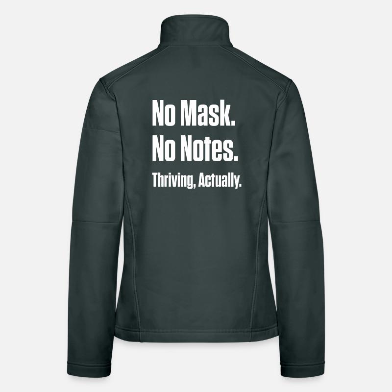 Unmasked Zero Regrets – Late Diagnosis ND Women's Softshell Jacket