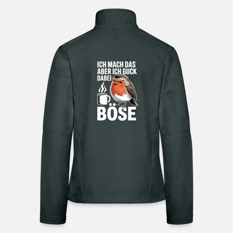  Ich Mach Das Aber Ich Guck Dabei Böse Lustiger Frauen Softshelljacke