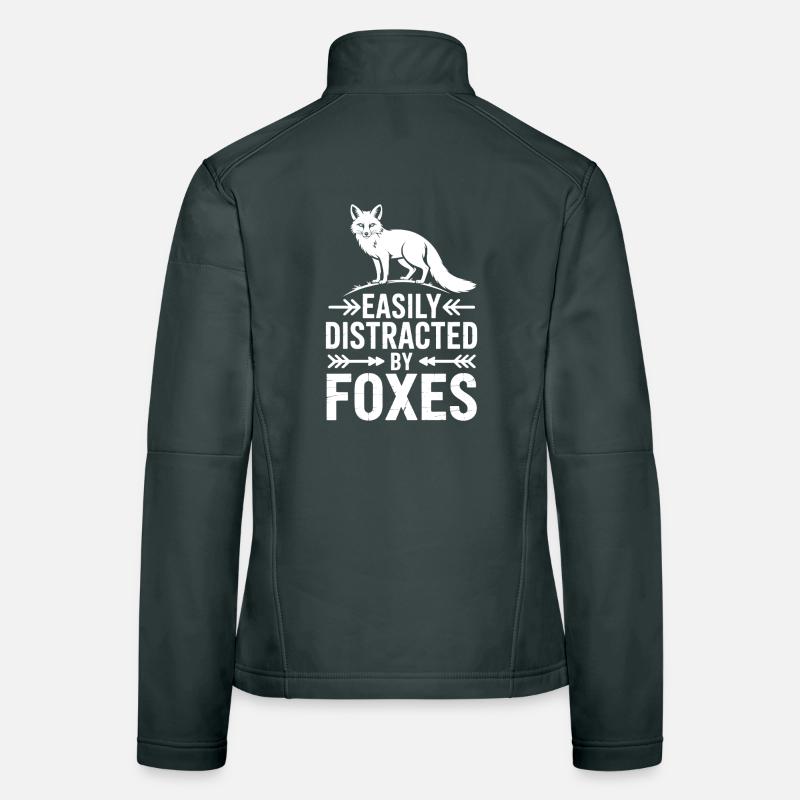 Foxes Sayings Fox Funny Foxes Gift Women's Softshell Jacket