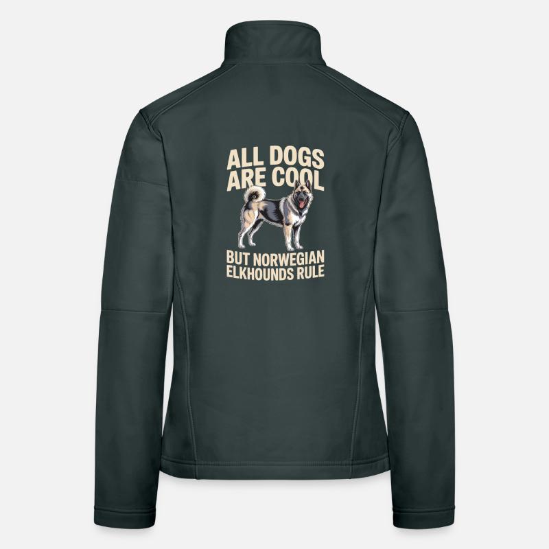 Norwegian Elkhound Norwegian Elkhound Gift Women's Softshell Jacket