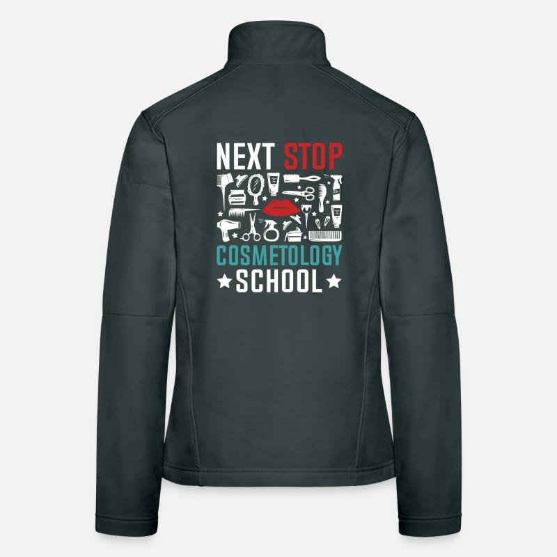 Next stop: Cosmetics School Women's Softshell Jacket