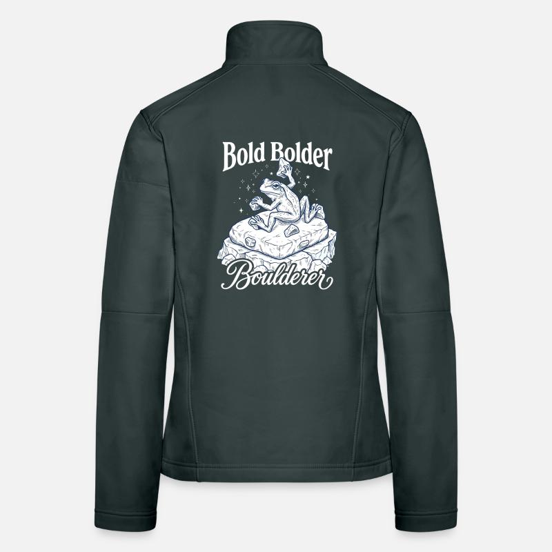 Bouldern Bold Bolder Boulderer Frauen Softshelljacke