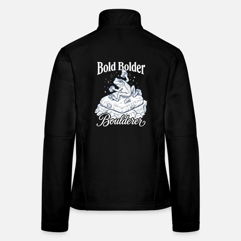 Bouldering Bold Bolder Boulderer Veste en tissu softshell Femme