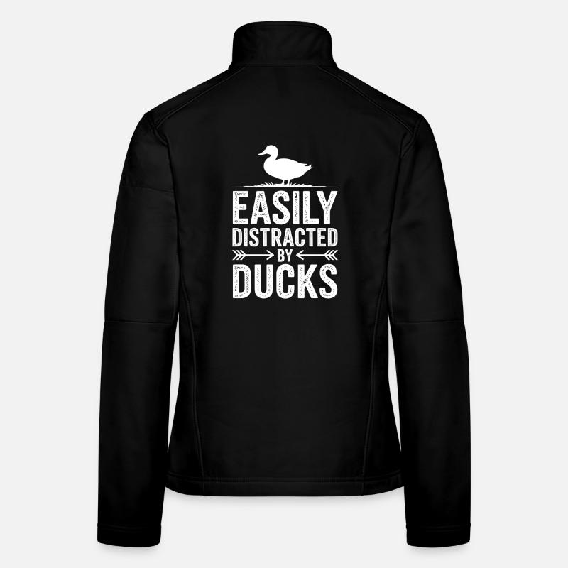 Dits de canard Canard Cadeau Drôle de Canard Veste en tissu softshell Femme