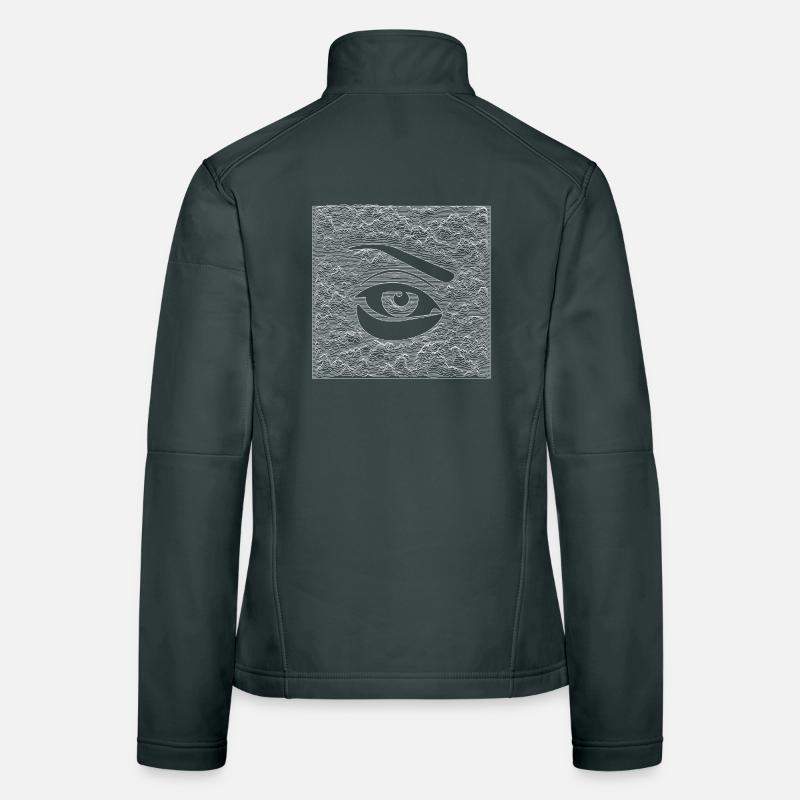L’Œil - Blanc Veste en tissu softshell Femme