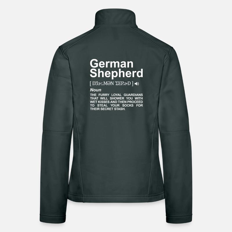 German Shepherd Definition Frauen Softshelljacke