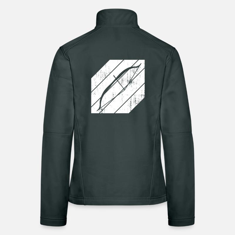 Sketch de tir à l’arc Veste en tissu softshell Femme