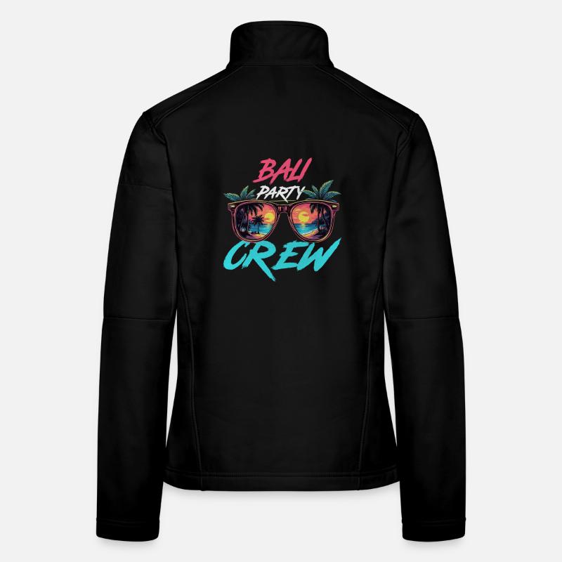 Équipe de la fête de Bali Veste en tissu softshell Femme