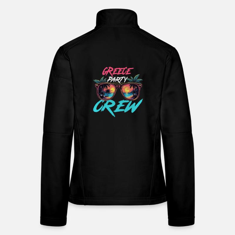 Greece Party Crew Women's Softshell Jacket