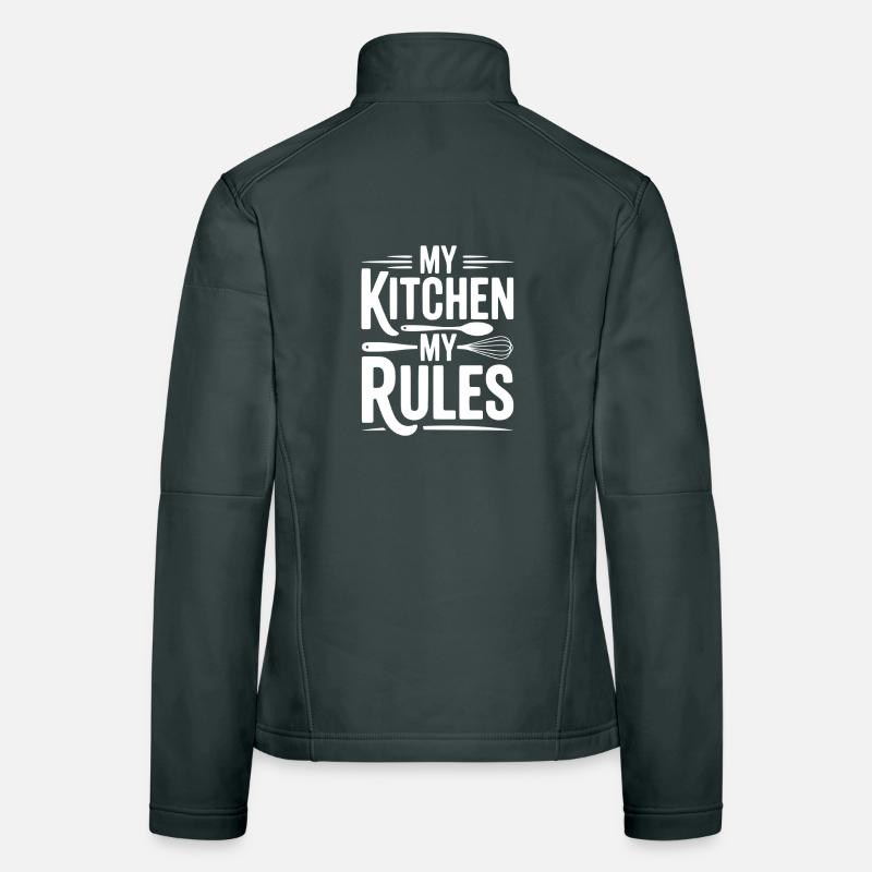 Ma cuisine Mes règles Veste en tissu softshell Femme