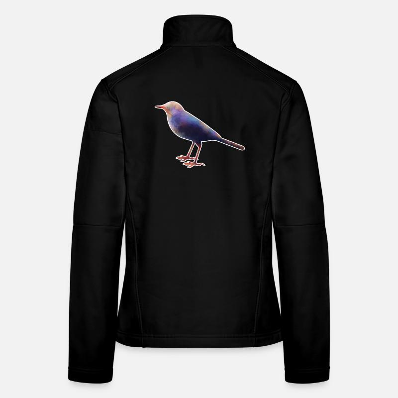 Schafstelze . 1 - Frauen Softshelljacke - Schwarz