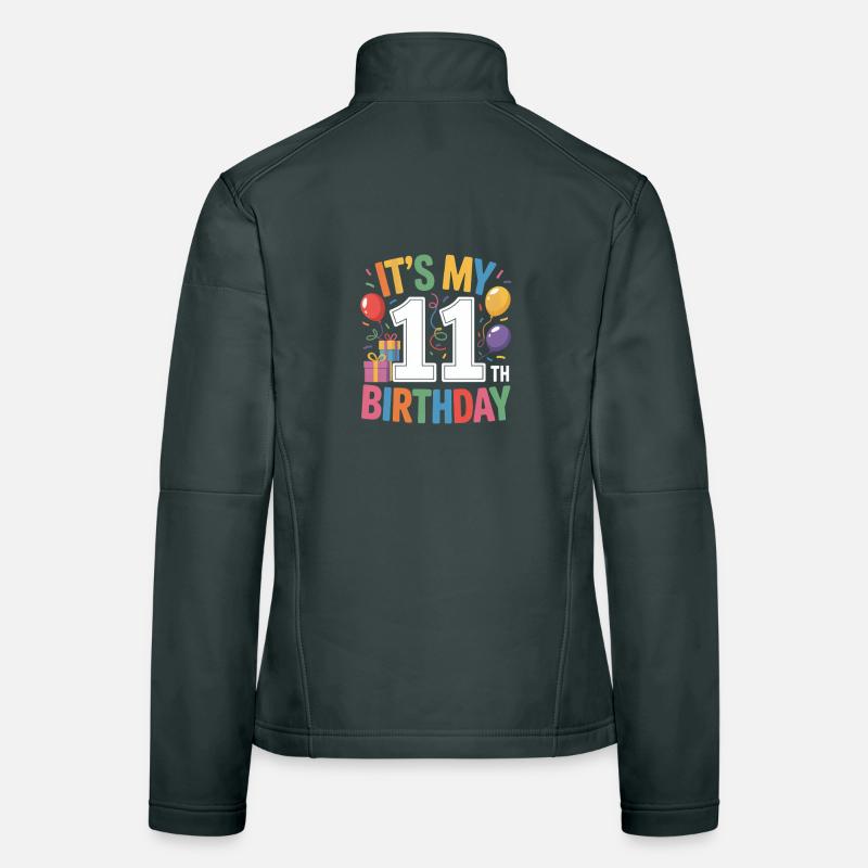 11e anniversaire Veste en tissu softshell Femme