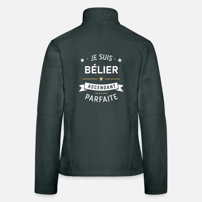 Bélier Ascendant Parfaite Veste en tissu softshell Femme