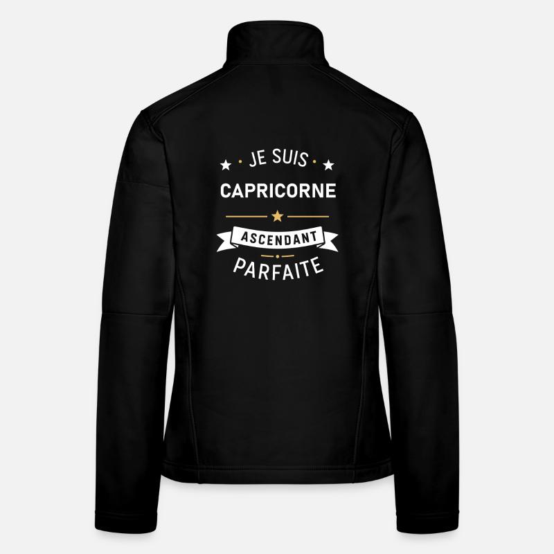 Capricorne Ascendant Parfaite Veste en tissu softshell Femme