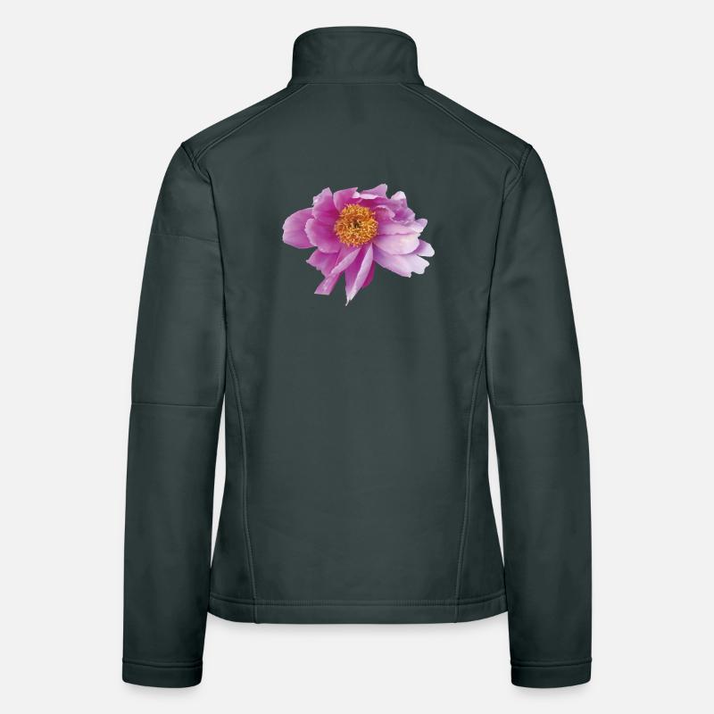 Peony_Dancing_in_Wind Veste en tissu softshell Femme