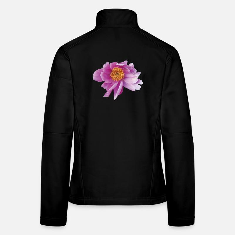 Peony_Dancing_in_Wind Veste en tissu softshell Femme