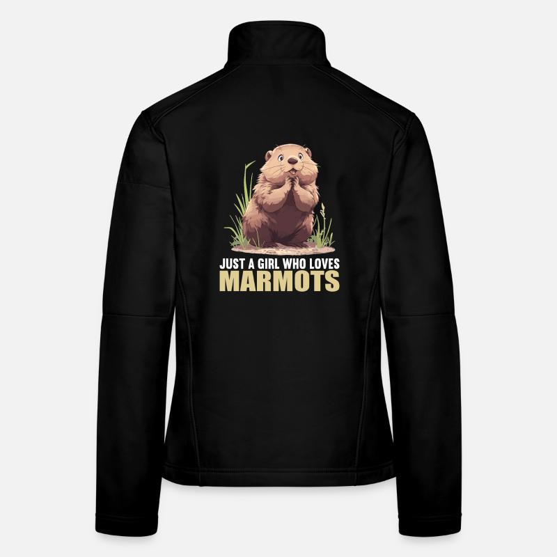Murmeltiere Murmeltier Frauen Softshelljacke